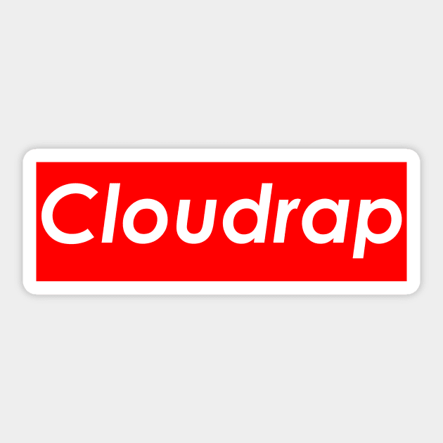 Cloudrap Sticker by Graograman